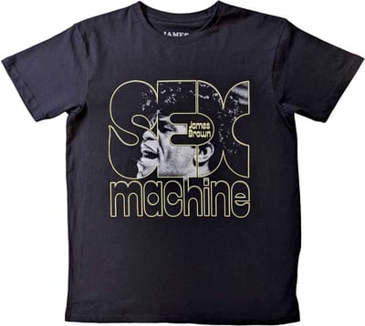 James Brown - Sex Machine Heren T-shirt - S - Zwart