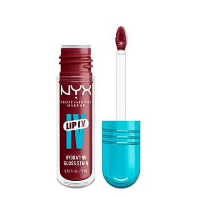 NYX Professional Make Up Lip IV 08 Drippin' In Rose Hydraterende Lipgloss - Tot 12 uur hydratatie - Verrijkt met Magnesium, Vitamine B12 en Kokoswater - 5ml