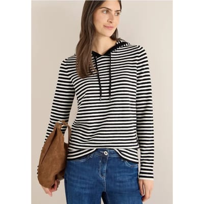 Gestreepte hoodie