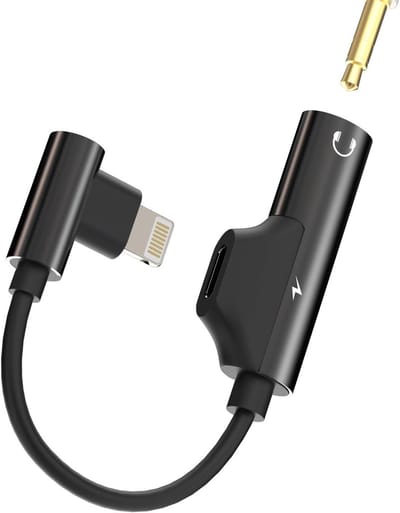 Adapter voor 3.5mm Jack en Opladen (2 in 1) - AUX Dongle voor iPhone en iPad, Geschikt voor Audio en Hoofdtelefoons