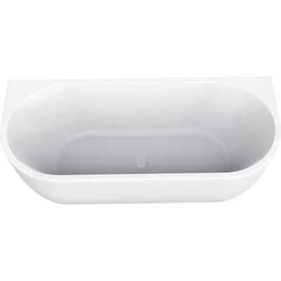 Vtw Living half vrijstaand bad ovaal ligbad glans 18080 cm