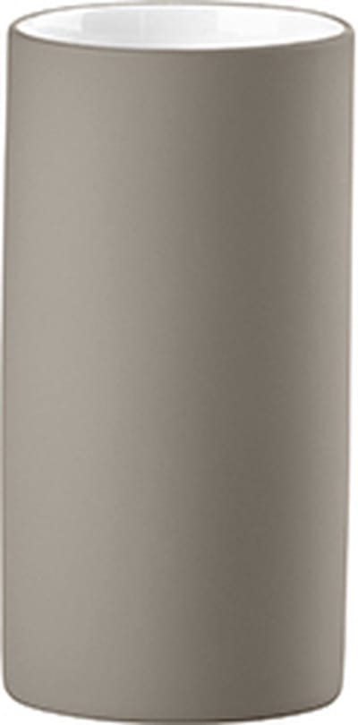 Zone Denmark Solo Tandenborstelbeker - Beker voor Tandenborstels - Tandenborstelhouder - Toilet & Badkamer Accessoires - 12,2 x 6 cm - Taupe