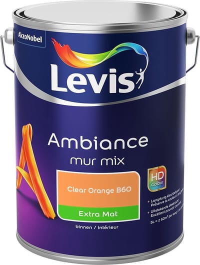 Levis - Ambiance Mur Extra Mat Mix - Clear Orange B60 - Mengverf - 5 L