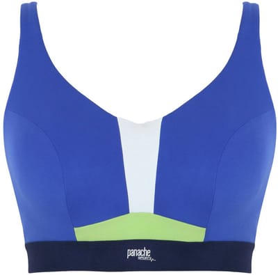 Panache - Endurance Wired Non Padded Sport BH - Blue - 80B
