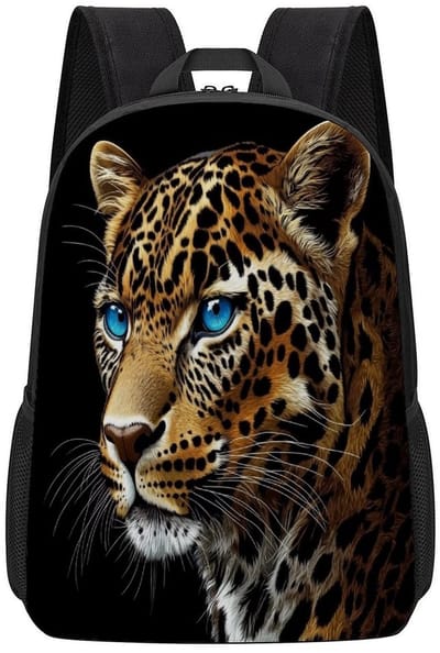Luipaard Rugzak | Luipaardpatroon Rugtas | Jaguar Rugzak | Jaguar Rugtas | Gave Rugzak | Dieren Rugzak | Rugzak Meisjes | Rugzak Jongens | Mooie rugzakken met Luipaard | 15 - 20 liter | Kinder Rugzak