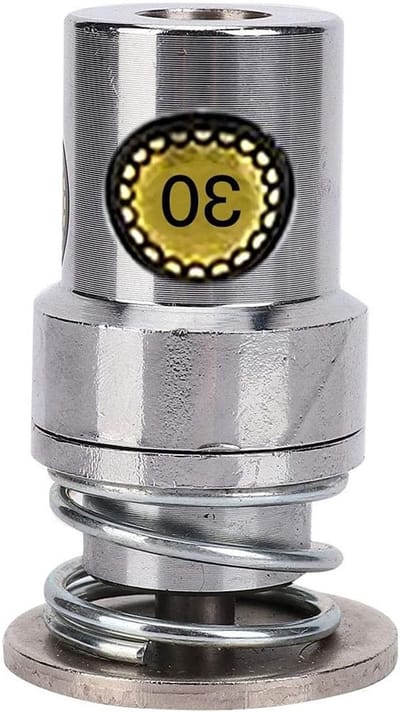 Ronde Broodvorm en Knopdrukmachine van RVS, Handpers voor DIY Knoppen en Bakprojecten (30L)