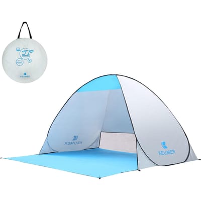 70,9x59x43,3 inch automatische instant pop-up strandtent anti-uv zonnescherm cabana voor kamperen Type B white