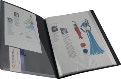 EXXO-HFP #14167 - Presentatie A4 Show Album 10 Tassen - Zwart - 2 Stuks