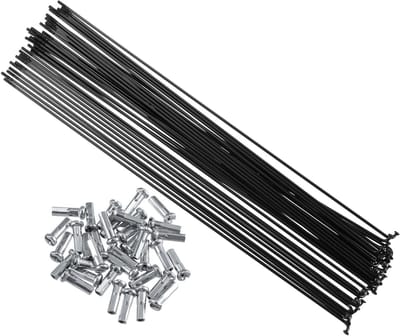 Allecta - Stalen fietsspaken 14G, 255mm lengte, set van 36 stuks