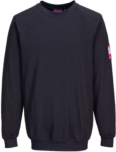 Portwest Vlamvertragende Modaflame Anti-statisch Sweatshirt met Lange Mouw FR12 - Marine - XL