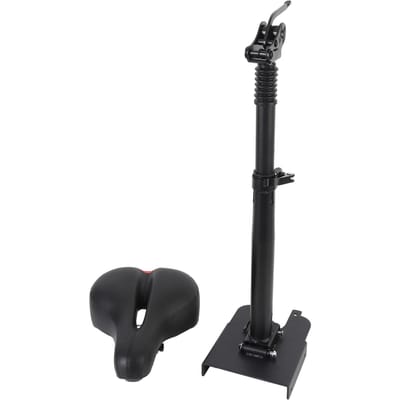 Elektrische Scooter Zadelzitting met Gereedschap Opvouwbaar Verstelbaar Schuimvulling Aluminiumlegering Ergonomisch black