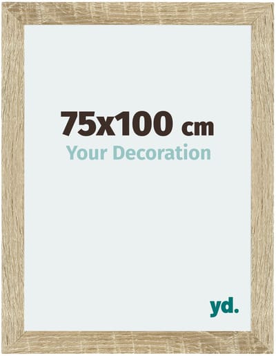 Your Decoration - Fotolijst 75x100 cm - MDF - Sonoma Eiken - Mura