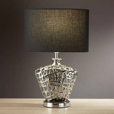 Searchlight Schemerlamp Network chroom met zwart - EU4552CC