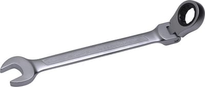 SW-Stahl 03530L-22 Ringratelsleutel 22 mm I Ringsleutel met scharnier I 72 tanden I Steeksleutel met ringratel I Combiratelsleutel SW 22