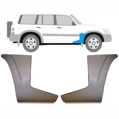 Reparatiepaneel voorspatbord voor Nissan Patrol Y61 GY61 1997-2009