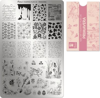 Moyra Stamping Plate 24 Primavera