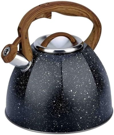 Waterkoker Inductie - Theepot Kookplaat - Snel Water Koken - Hittebestendig Handvat - 3 Liter Inhoud - Zwart