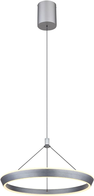 Globo - hanglamp - Ferra - grijs - metaal - Ø 50cm - LED - 67316