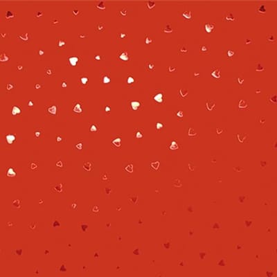 Cadeaupapier met Metallic Hartjes – Perfect voor Verjaardagen en Bruiloften – Inpakpapier 70 cm x 2 m