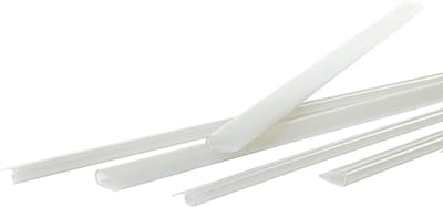 Pavo klemruggen, doos van 250 stuks, 3 mm, A4 transparant
