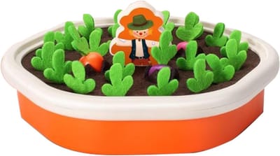 Wortelspel - Sorteren en planten - Fijne motoriek - Verschillende kleuren - 21 x 20.4 x 6.8 cm
