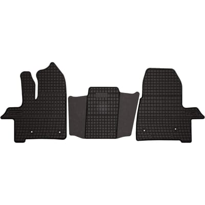 Wielganizator SolidPRO Serie - Rubber Automatten - Ford Transit Custom FL (2017-2021) - Automatisch - Zwart