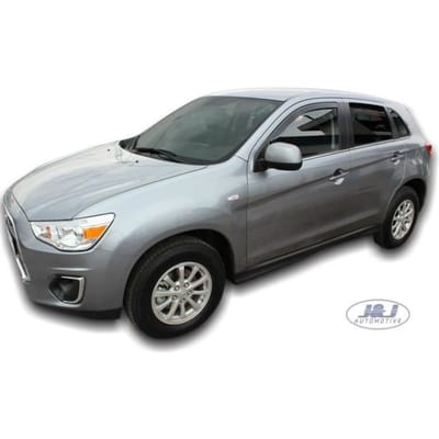Déflecteurs d'air - J&J AUTOMOTIVE - Mitsubishi ASX 2010-2016 - Fumé - Acrylique renforcé - Installation facile