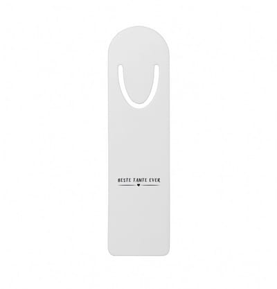 Hacebo® - Beste tante ever metalen boekenlegger - Tante - aunt - leuk cadeau voor je tante Bladwijzer boekenleggers - 12.7 cm x 3.2cm