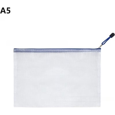 13 Delige PVC Transparante Waterdichte Gaas Ritssluiting Dossiertas Gaas Ritssluiting Archieftas Opbergkantoorartikelen Huishoudelijke Opbergtas white