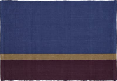 Södahl organic Impression Placemat 33 x 48 cm Royal Blue