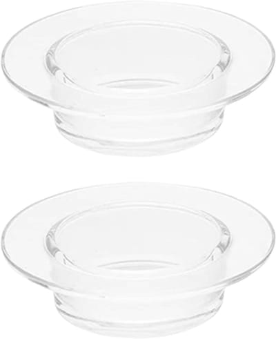 Wax Warmer Schotel - Smeltbakje Glas - Kaarsen Verwarmen - Hittebestendig Glas - 4.5 inch Diameter - Transparant