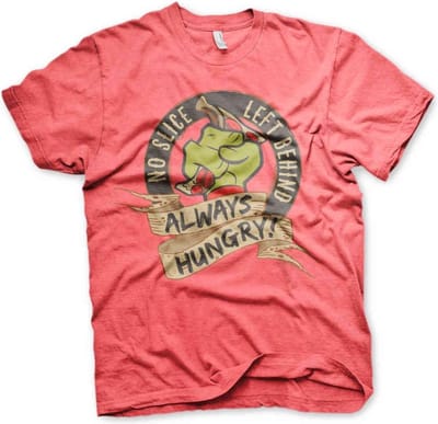 Teenage Mutant Ninja Turtles Heren Tshirt -S- No Slice Left Behind Rood
