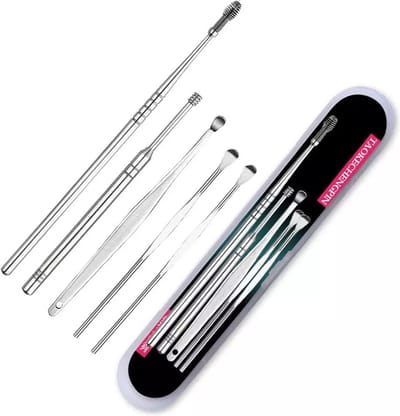 Earpics - Oor wax stokjes - RVS - ear cleaner - oor reiniger - oor wax verwijderaar