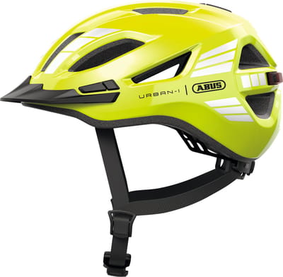 Fietshelm ABUS URBAN-I 4.0 signal yellow XL - 60-64 cm - geel - Geschikt voor gebruik op elektrische fietsen - stadsfietsen - 310 g
