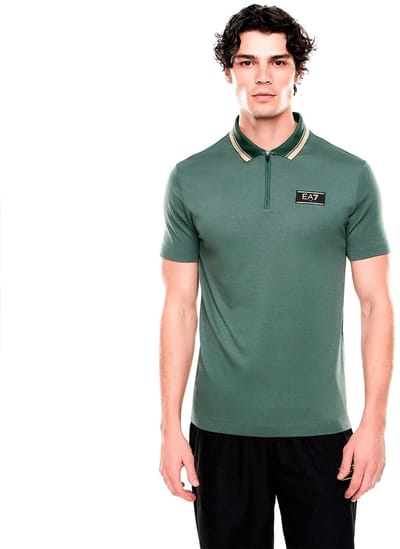 Ea7 Emporio Armani 7m001333_af13739 Korte Mouw Poloshirt Groen M Man