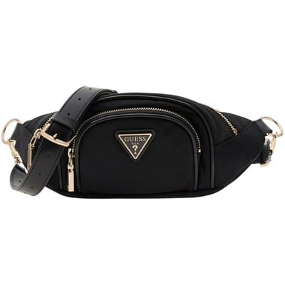 GUESS gordeltas schoudertas Follie Belt Bag Black zwart