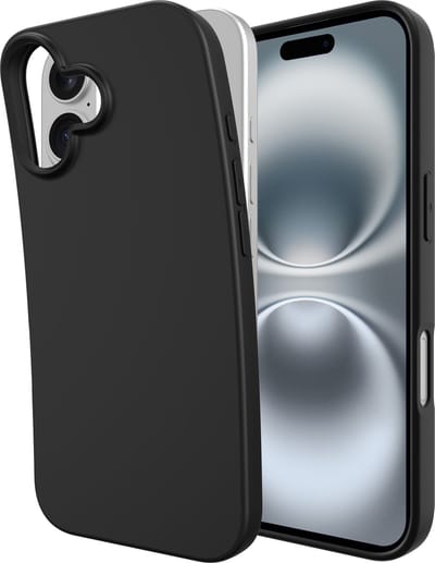 Just in Case hoesje geschikt voor iPhone 17 Hoesje Siliconen - Flexibele 100% GRS Case - Zwart