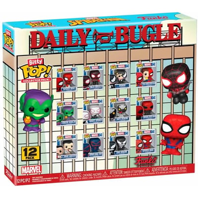 Spider-Man Spider-Man (Bitty Pop!) vinylfiguurtjes (Set van 12) Unisex Funko Pop! - Neutraal - Standard