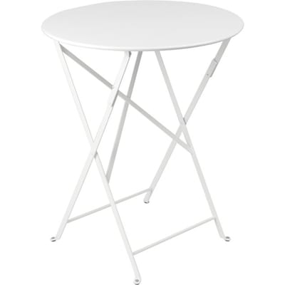 Fermob BISTRO klaptafel rond - 01 katoenwit - Ø 60 cm