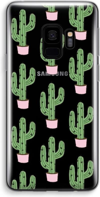 Case Company® - Hoesje geschikt voor Samsung Galaxy S9 hoesje - Cactus Lover - Soft Cover Telefoonhoesje - Bescherming aan alle Kanten en Schermrand