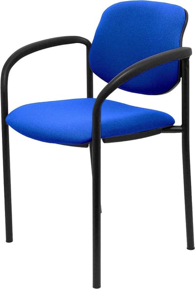Bureaustoel - Werkstoel Kantoor - Comfortabel Werken - Ergonomisch Ontwerp - 82 cm Hoogte - Blauw