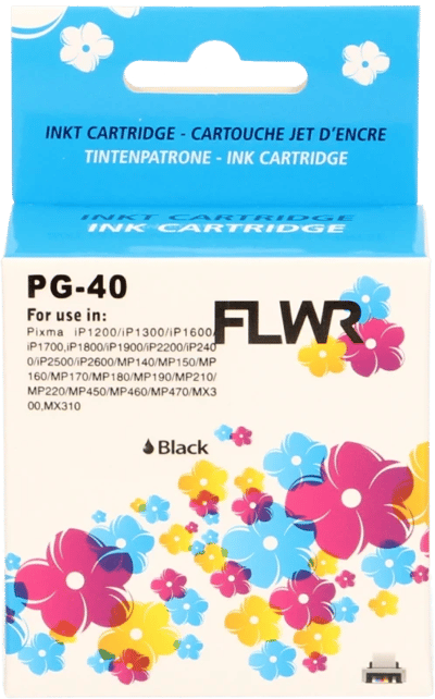 FLWR - Cartridges / Canon PG-40 / zwart / Geschikt voor Canon