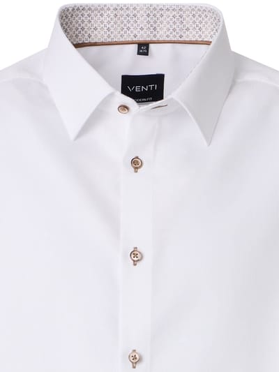 Venti Overhemd Kent Kraag Met Motief Modern Fit - 3XL