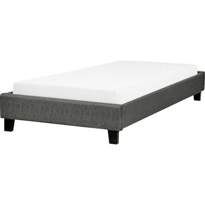 ROANNE - Kinderbed - Donkere houtkleur - 90 x 200 cm - Polyester