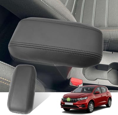 Dailygoods- Armsteun Cover Bescherming - Middenarmsteun Cover - Armsteun Protector - Compatibel met Dacia Sandero/Jogger - Geschikt voor 2021-2025 - Bescherming tegen krassen