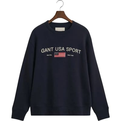 Sweater met ronde hals Gant Graphic