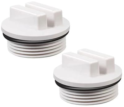 1,5 inch Zwembad Filter Afvoer Plug - 2 stuks - Winterstoppels voor zwembad-mondstuk - Met O-Ring Seal - Om lekken en overlopen problemen te stoppen