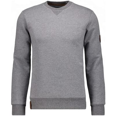 Ragman Trui Sweat Round Neck Grijs / male