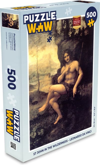 Puzzel St John in the wilderness - Leonardo da Vinci - Legpuzzel - Puzzel 500 stukjes