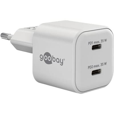 Goobay 75334 oplader voor mobiele apparatuur Universeel Wit AC Snel opladen Binnen